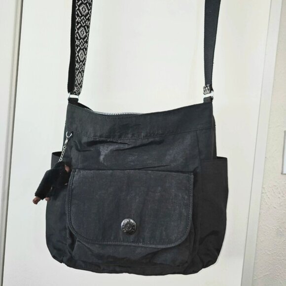 Kipling Handbags - Kipling Black Nyrie Hobo Crossbody Bag